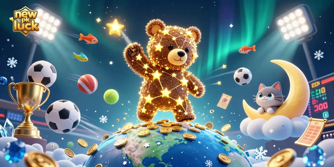 Experience thrilling gameplay at new pk luck with stars, coins, and vibrant casino elements.