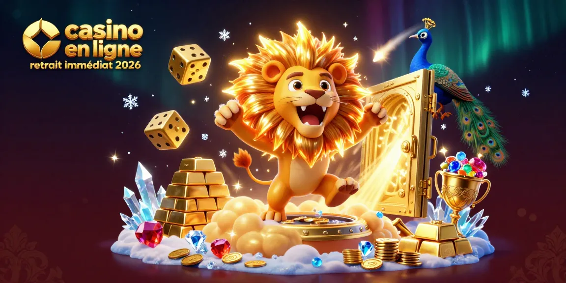 Découvrez des jeux passionnants dans le casino en ligne retrait immédiat 2026, avec des éléments ludiques et des trésors scintillants.