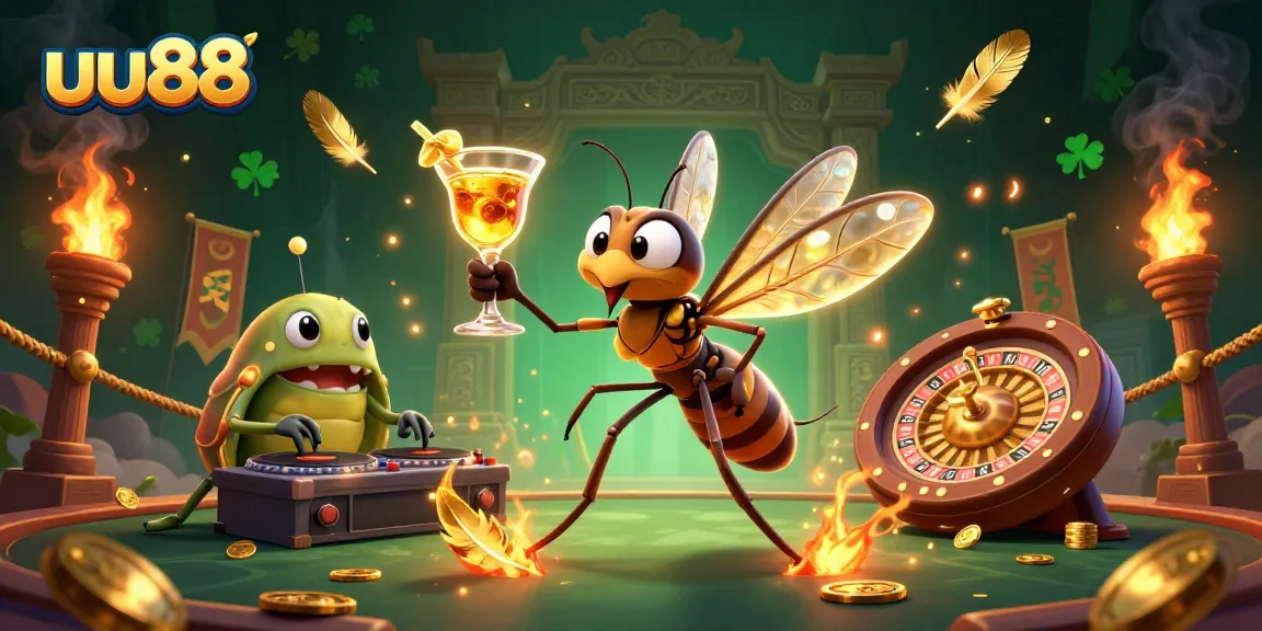 Engage with the thrilling uu88 casino scene featuring a vibrant blend of characters and games.