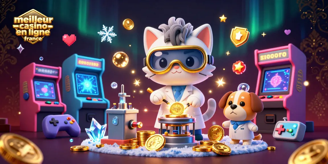 Découvrez le meilleur casino en ligne France avec une scène captivante de jeux d'argent, machines à sous et croupiers.