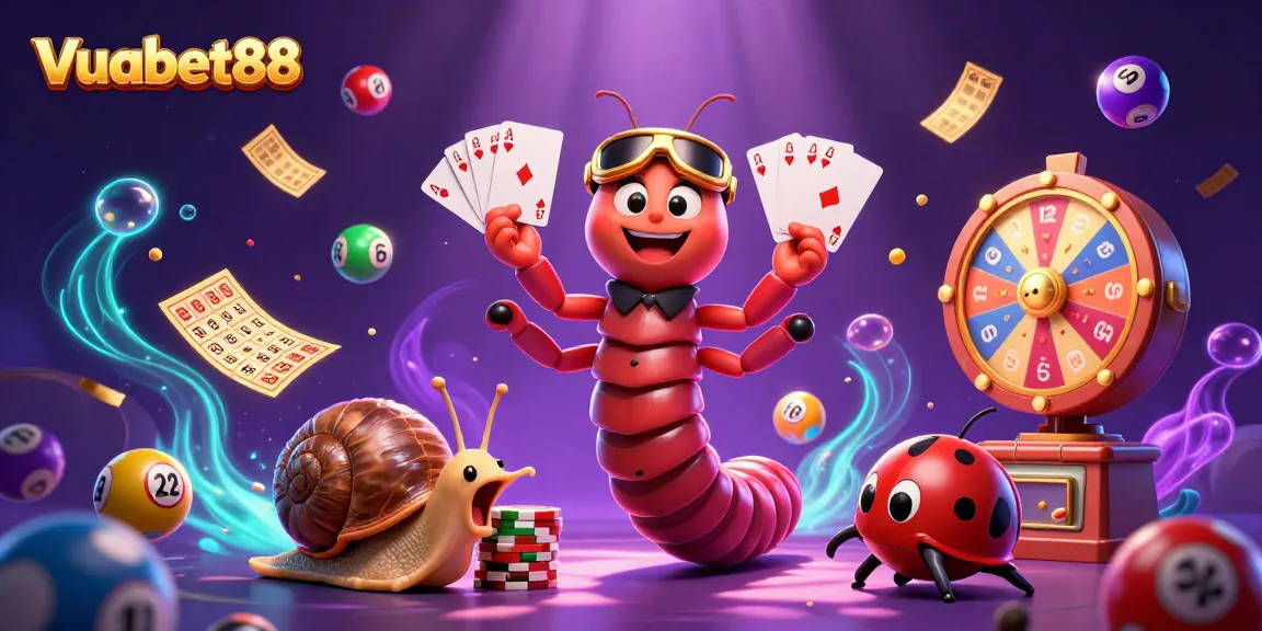 Engage with Vuabet88's vibrant online gaming world, featuring colorful cards and dynamic casino action.