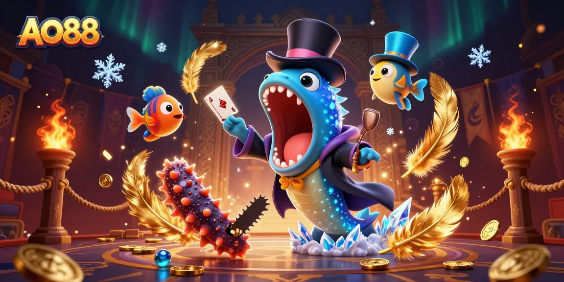 Engage with the AO88 casino magic act featuring deep-sea creatures performing tricks