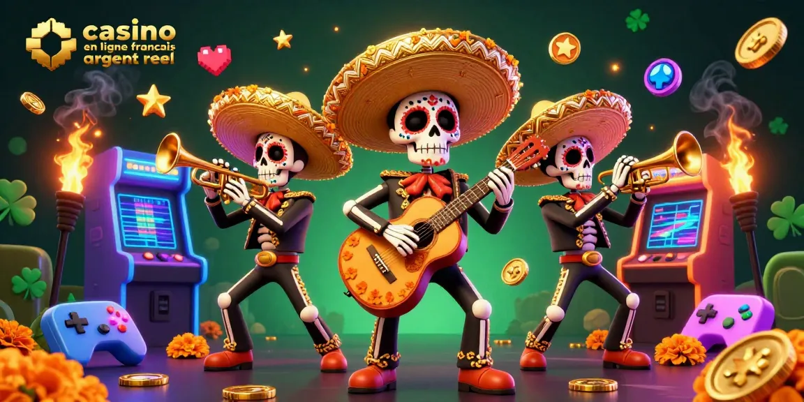 Profitez de l'expérience immersive du casino en ligne français argent réel avec une illustration dynamique de jeu.