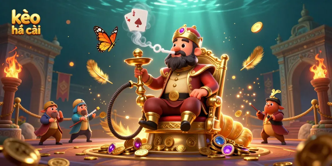 Experience kèo nhà cái with dynamic poker-themed illustrations showcasing exciting gambling elements.