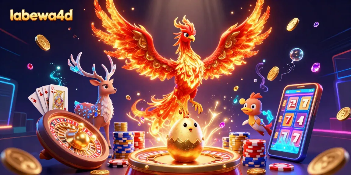 Mengambil tindakan di labewa4d dengan api phoenix yang menyala dan harta berjaya yang tak terhitung.