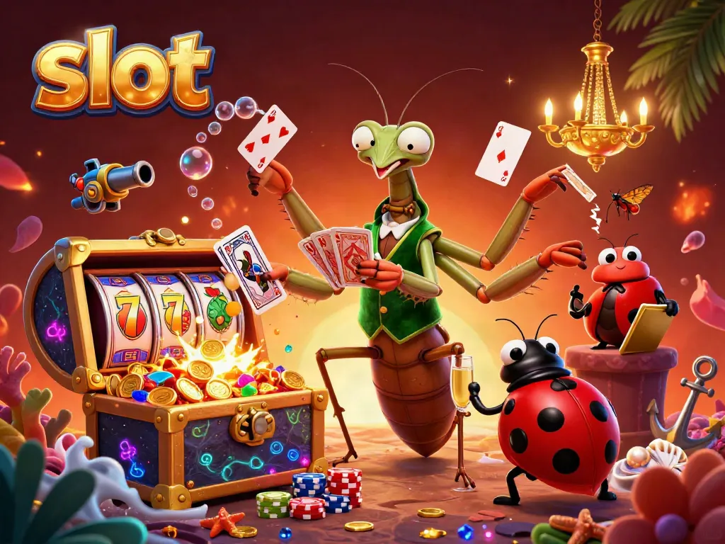 Engage with dynamic slot gameplay featuring colorful characters and rich casino elements.