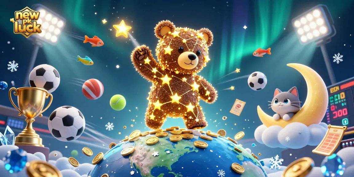 Experience thrilling gameplay at new pk luck with stars, coins, and vibrant casino elements.