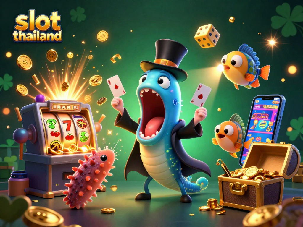 Engage with exciting slot thailand action featuring vibrant animated characters in a magical casino scene.
