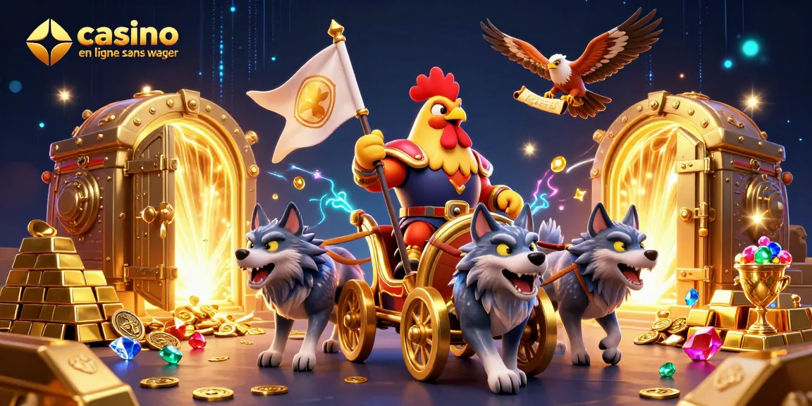Découvrez un casino en ligne sans wager animé avec des personnages dynamiques et des trésors étincelants.