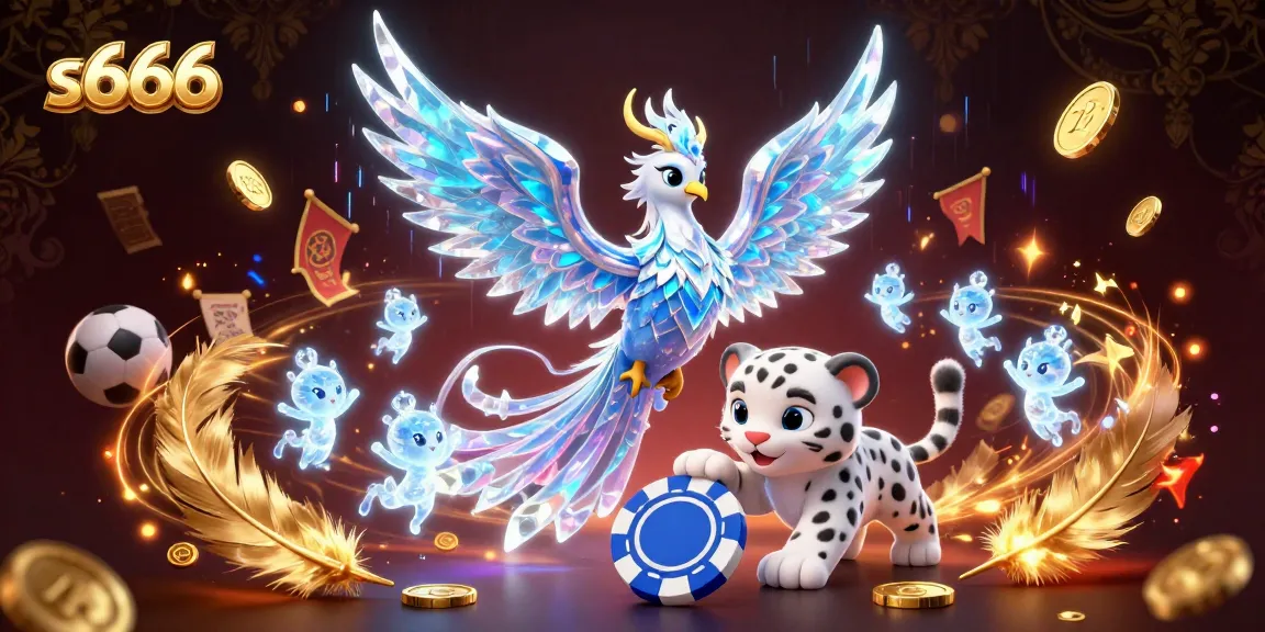 Engage in thrilling sports betting at s666, featuring stunning 3D characters and vivid casino elements.
