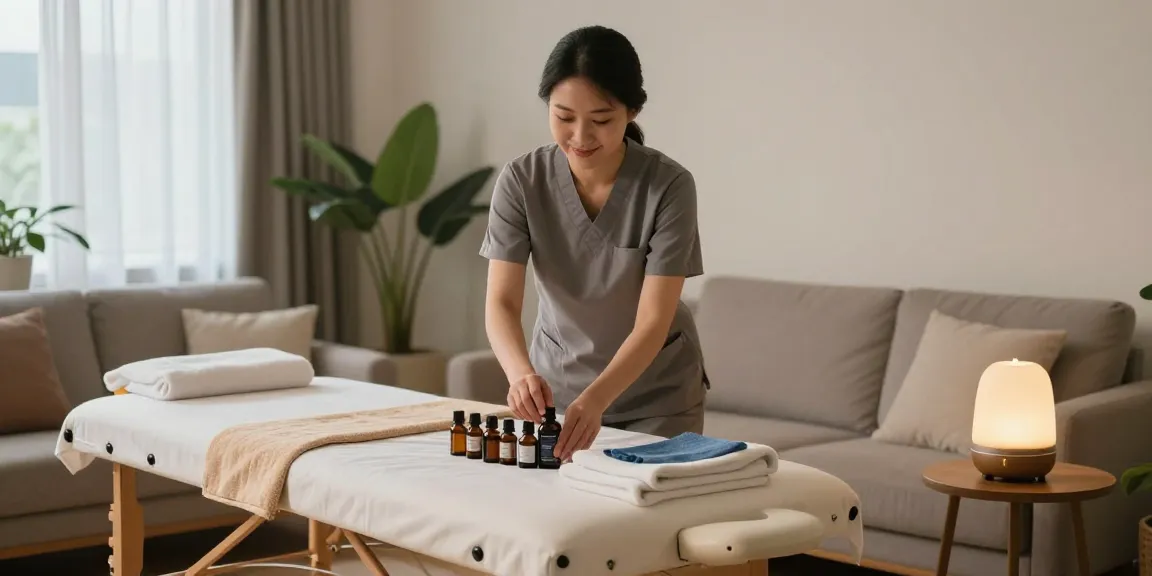 Experience a premium 경기광주출장마사지 service in a peaceful home setting.