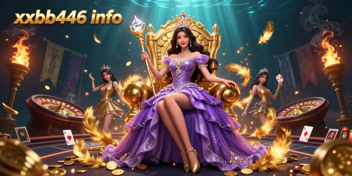 Engage in thrilling casino gaming at xxbb446 info with a vibrant fantasy-themed illustration.