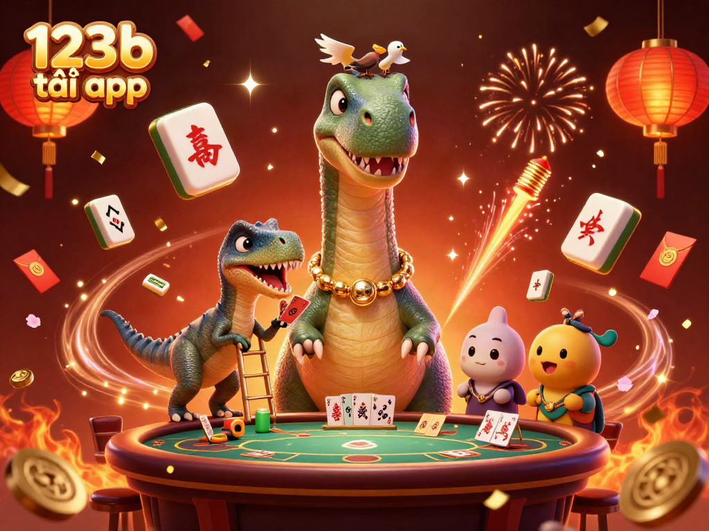Experience the thrill of gaming with 123b tải app in a vibrant casino scene filled with action.