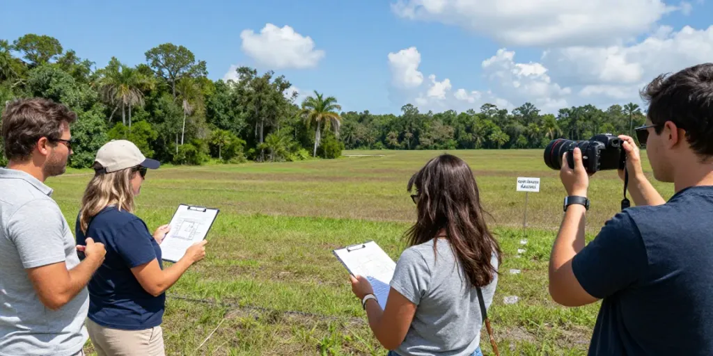 Putnam County lands for sale with potential buyers exploring lots and owner financing options.
