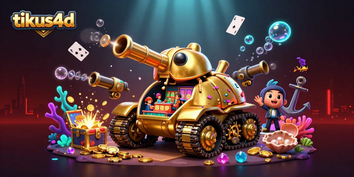 Engage in the exciting tikus4d experience with a vibrant 3D illustration showcasing dynamic casino elements.