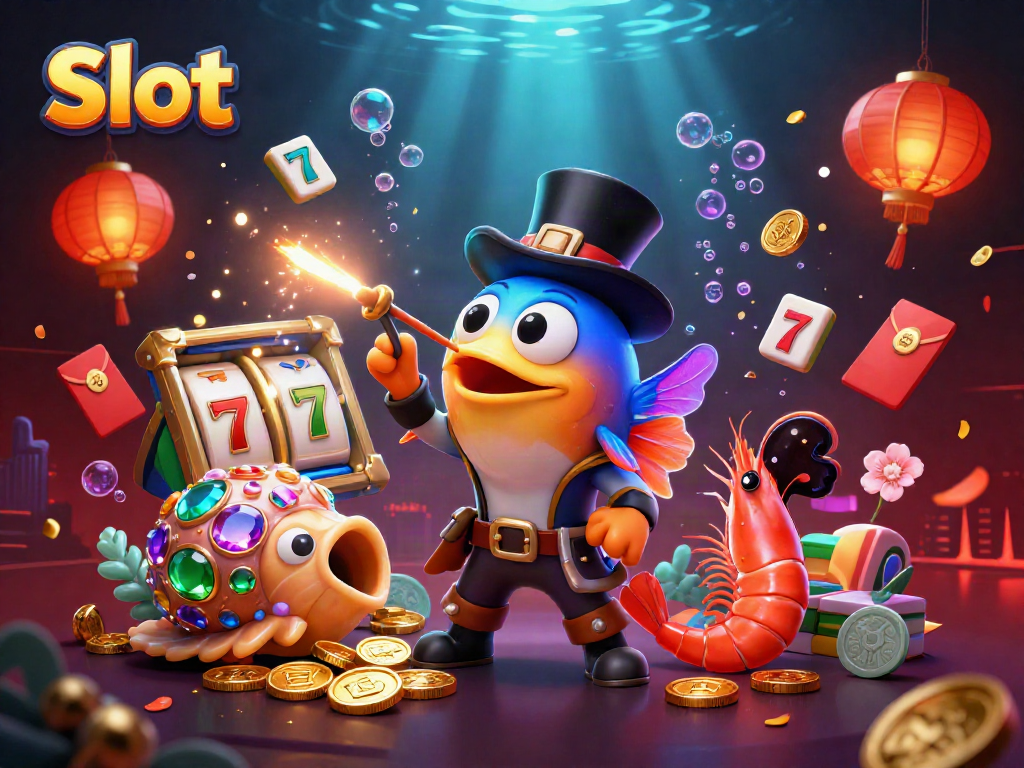 Slot teknologi modern terlihat akibat cahaya yang memancarkan koin emas dalam ilustrasi kasino.