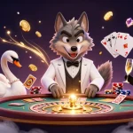 Experience exciting wins at Hitclub with a captivating casino scene featuring dynamic characters and games.