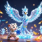 Experience the thrill of Dewatogel 5d with a vibrant scene filled with magical characters and casino elements.