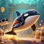 Menangkan jackpot di slot online dengan orca dan lumba-lumba yang penuh koin emas.