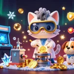 Découvrez le meilleur casino en ligne France avec une scène captivante de jeux d'argent, machines à sous et croupiers.