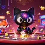 Experience the cosmic excitement of xim with a successful pull of golden chips at the casino table.