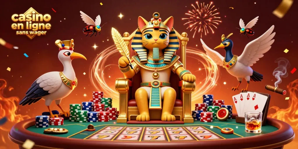 Jouez dans un casino en ligne sans wager avec des gains retirables immédiats.