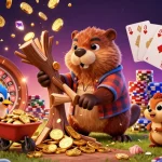 Engage with FLy88’s dynamic online gaming experience, featuring vibrant characters and iconic casino elements.