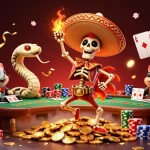 Le casino français sans KYC propose des gains avec une ambiance festive et colorée, illustrée par des personnages dynamiques.